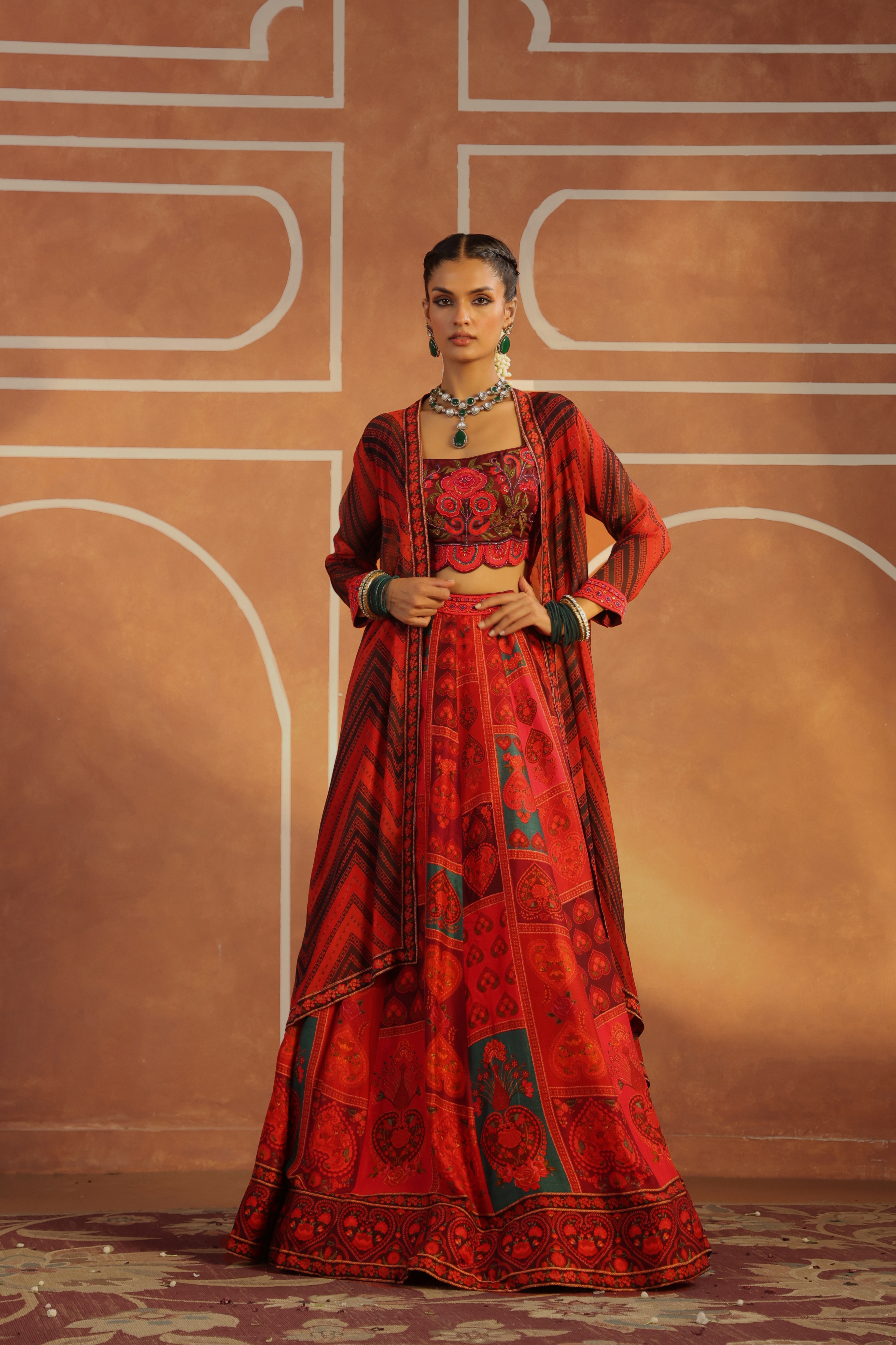 WOMEN ETHNIC CROP TOP